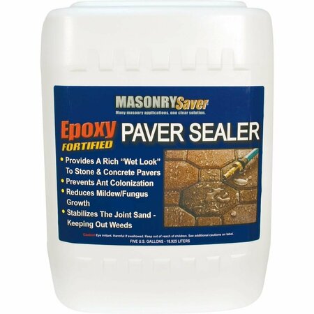 MASONRY SAVER Clear Satin Concrete Sealer, 5 Gal. 300105